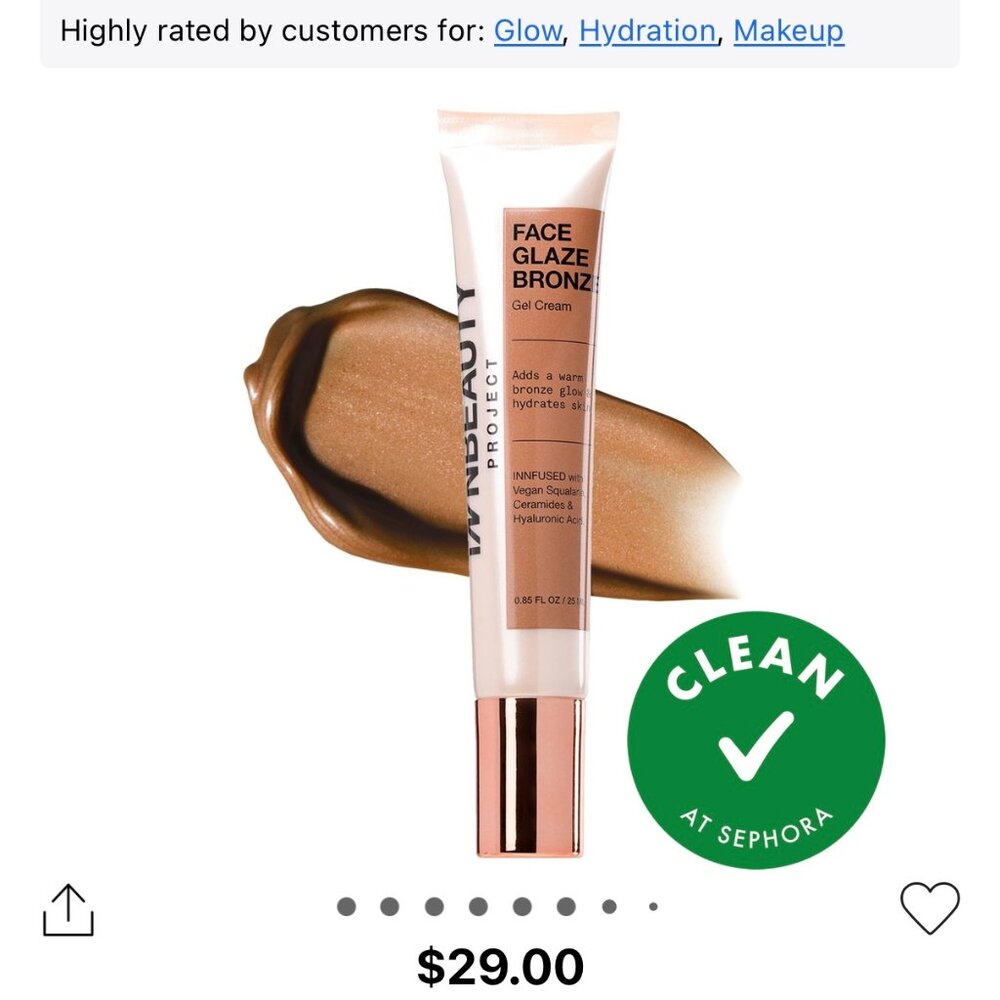 INN Beauty Face Glaze Bronze Bronze Highlighting Cream - NEW